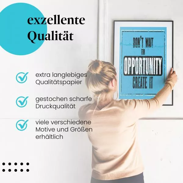 Motivierendes Poster | Postereck 1646 Motivierendes Poster | Postereck 1646