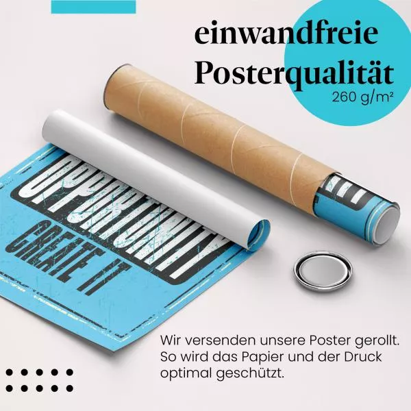 Motivierendes Poster | Postereck 1646 Motivierendes Poster | Postereck 1646