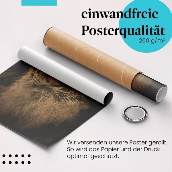 Hipster Tiger | Postereck 2055 Hipster Tiger | Postereck 2055