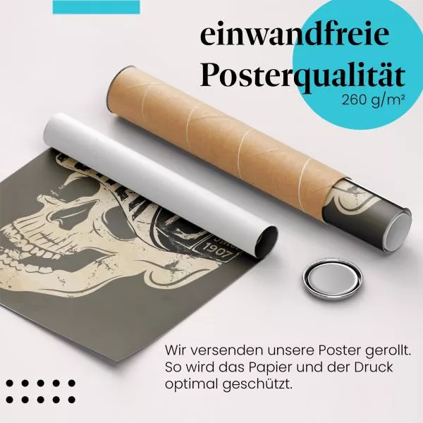 College Team Power: Totenkopf & Basecap | Postereck 1061 College Team Power: Totenkopf & Basecap | Postereck 1061