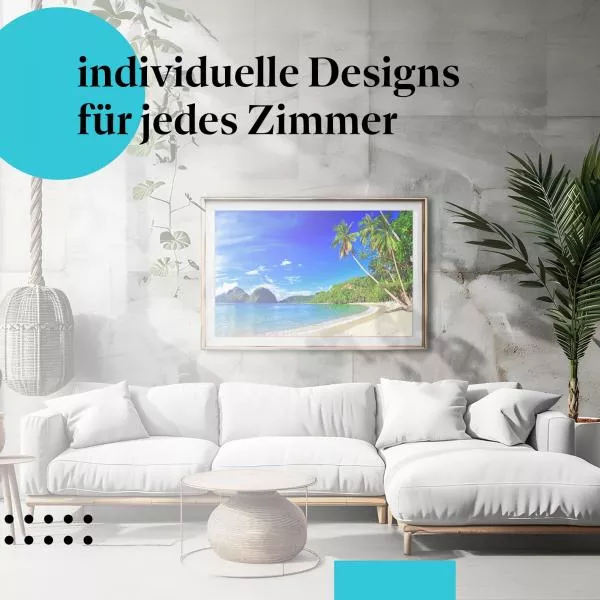 Tropischer Strand mit Palmen | Postereck 1400 Tropischer Strand mit Palmen | Postereck 1400