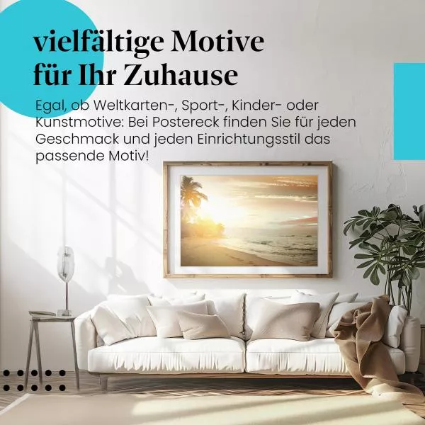 Sonnenuntergang am Strand | Postereck 2597 Sonnenuntergang am Strand | Postereck 2597