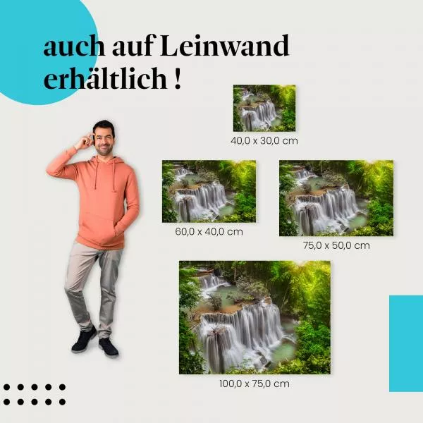 Dschungelwasserfall | Postereck 3259 Dschungelwasserfall | Postereck 3259