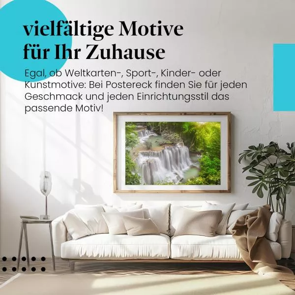 Dschungelwasserfall | Postereck 3259 Dschungelwasserfall | Postereck 3259