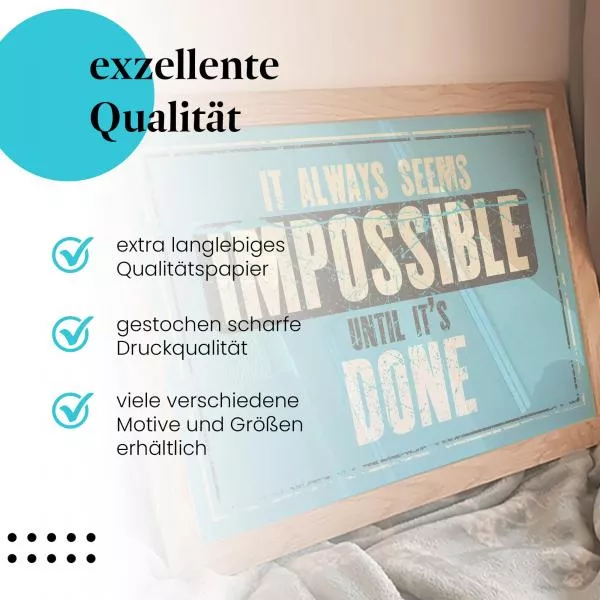 Motivierendes Zitat | Postereck 2089 Motivierendes Zitat | Postereck 2089