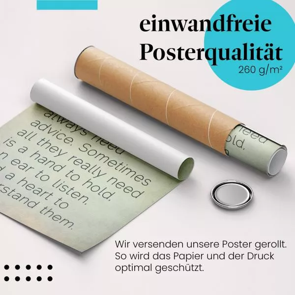Einfach zuhören | Postereck 2304