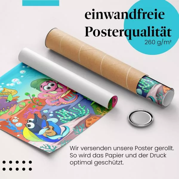Konzert unter Wasser | Postereck 1553 Konzert unter Wasser | Postereck 1553