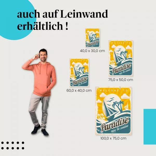 Urlaubsparadies: Sonne & Entspannung | Postereck 0480 Urlaubsparadies: Sonne & Entspannung | Postereck 0480