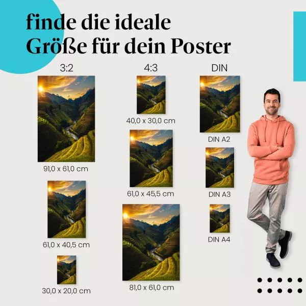 Goldene Reisfelder | Postereck 2198 Goldene Reisfelder | Postereck 2198