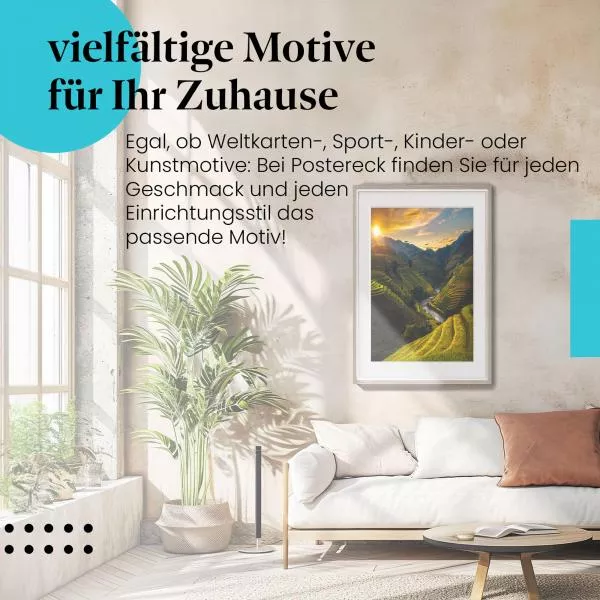 Goldene Reisfelder | Postereck 2198 Goldene Reisfelder | Postereck 2198