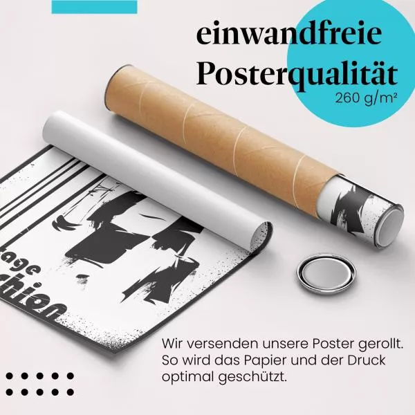 Vintage Fashion: Frau mit Hut | Postereck 1475 Vintage Fashion: Frau mit Hut | Postereck 1475