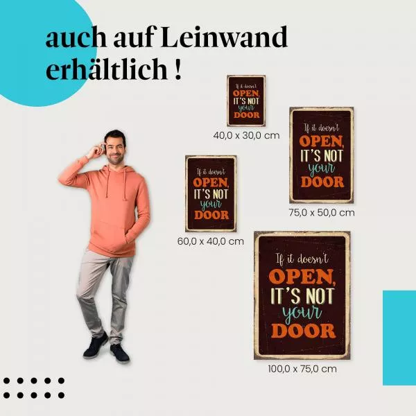 "Wenn es sich nicht öffnet...": Vintage & Glück | Postereck 0852 "Wenn es sich nicht öffnet...": Vintage & Glück | Postereck 0852
