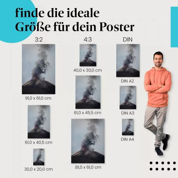 Ätna: Vulkan spuckt Feuer & Asche | Postereck 0413 Ätna: Vulkan spuckt Feuer & Asche | Postereck 0413
