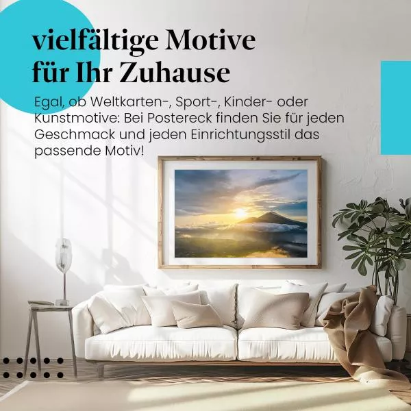 Vulkan-Sonnenaufgang | Postereck 3153 Vulkan-Sonnenaufgang | Postereck 3153