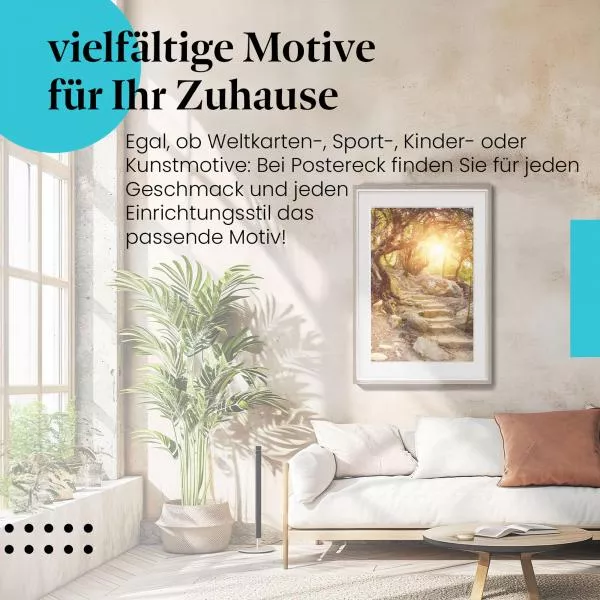 Märchenhafter Waldpfad | Postereck 3087 Märchenhafter Waldpfad | Postereck 3087