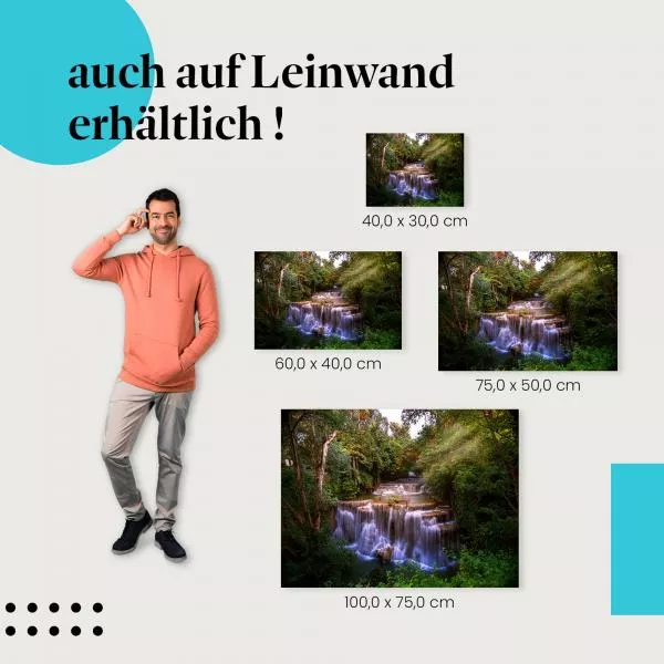 Dschungelwasserfall | Postereck 3818 Dschungelwasserfall | Postereck 3818