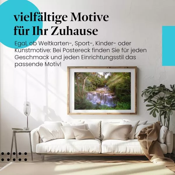 Dschungelwasserfall | Postereck 3818 Dschungelwasserfall | Postereck 3818