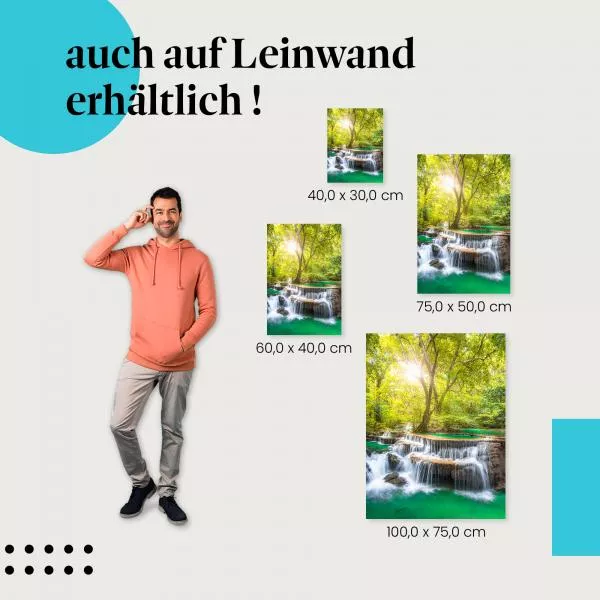 Märchenhafter Wasserfall | Postereck 3599 Märchenhafter Wasserfall | Postereck 3599