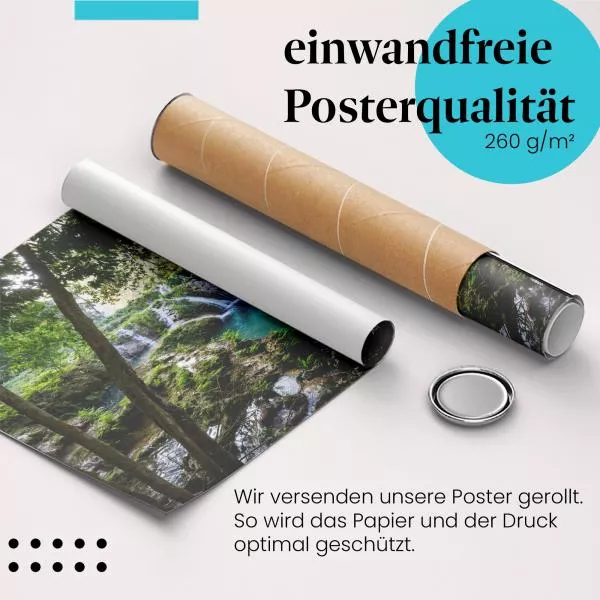 Wasserfall im Dschungel | Postereck 1218 Wasserfall im Dschungel | Postereck 1218