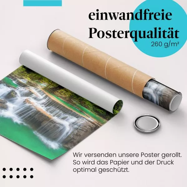 Märchenhafter Wasserfall | Postereck 3599 Märchenhafter Wasserfall | Postereck 3599