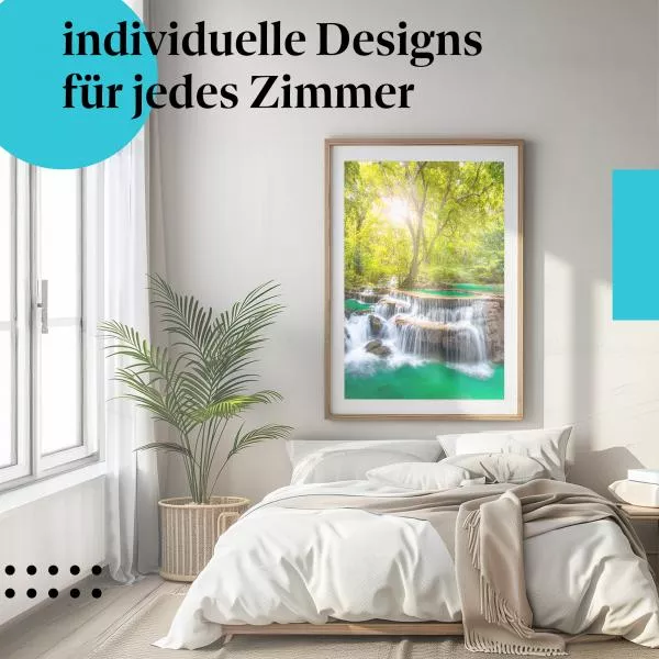 Märchenhafter Wasserfall | Postereck 3599 Märchenhafter Wasserfall | Postereck 3599