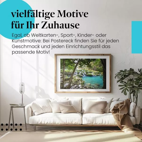 Wasserfall im Dschungel | Postereck 1218 Wasserfall im Dschungel | Postereck 1218
