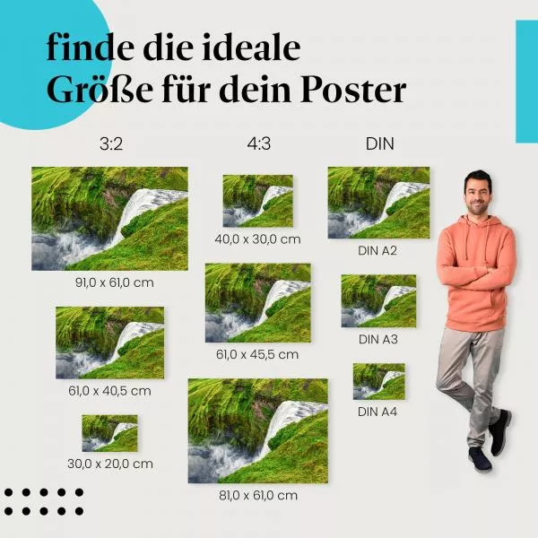 Tosender Wasserfall | Postereck 3507 Tosender Wasserfall | Postereck 3507