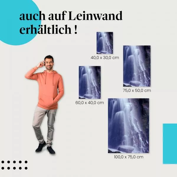 Wasserfall: Tosende Wassermassen | Postereck 0250 Wasserfall: Tosende Wassermassen | Postereck 0250