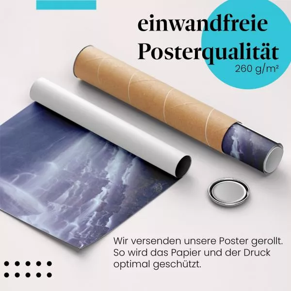 Wasserfall: Tosende Wassermassen | Postereck 0250 Wasserfall: Tosende Wassermassen | Postereck 0250