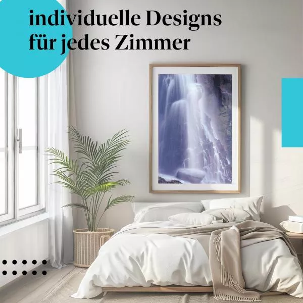 Wasserfall: Tosende Wassermassen | Postereck 0250 Wasserfall: Tosende Wassermassen | Postereck 0250