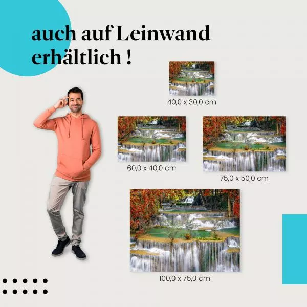 Wasserfall im Wald | Postereck 3743 Wasserfall im Wald | Postereck 3743