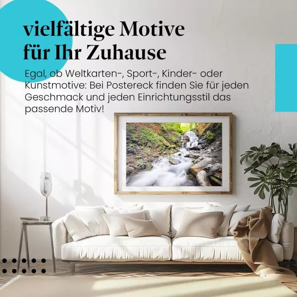 Waldwasserfall | Postereck 3048 Waldwasserfall | Postereck 3048