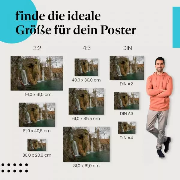 Versteckter Wasserfall: Ruhe & Schönheit | Postereck 0409 Versteckter Wasserfall: Ruhe & Schönheit | Postereck 0409