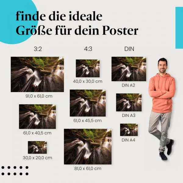 Kleiner Wasserfall | Postereck 3760 Kleiner Wasserfall | Postereck 3760