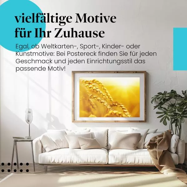 Goldene Weizenähren | Postereck 2093 Goldene Weizenähren | Postereck 2093