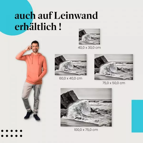Welle & Felsen | Postereck 3739 Welle & Felsen | Postereck 3739