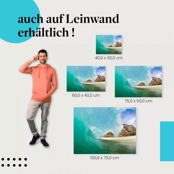 Im Herzen der Welle: Surfertraum am Strand | Postereck 0256 Im Herzen der Welle: Surfertraum am Strand | Postereck 0256