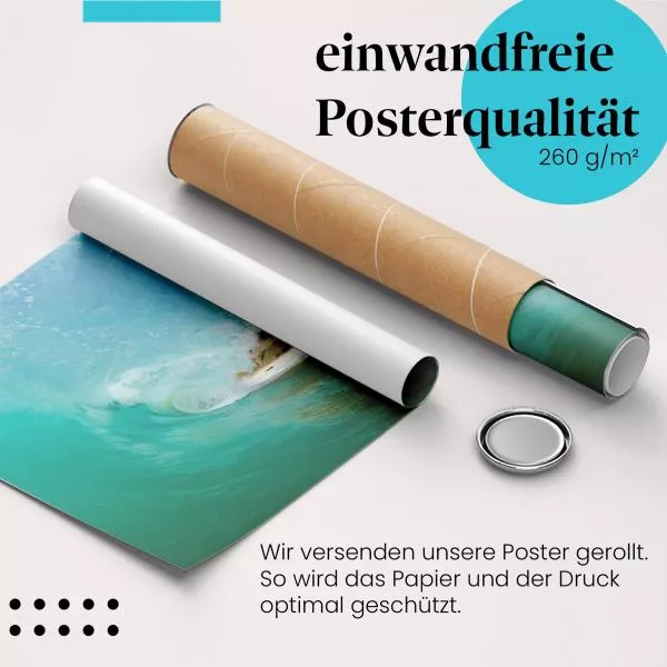Im Herzen der Welle: Surfertraum am Strand | Postereck 0256 Im Herzen der Welle: Surfertraum am Strand | Postereck 0256