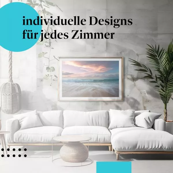 Traumstrand: Sonnenuntergang am Meer | Postereck 1378 Traumstrand: Sonnenuntergang am Meer | Postereck 1378