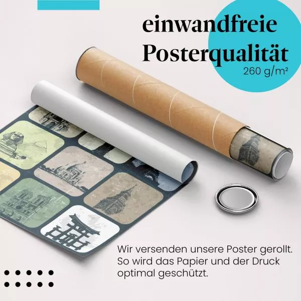 Weltweite Sehenswürdigkeiten | Postereck 2291 Weltweite Sehenswürdigkeiten | Postereck 2291