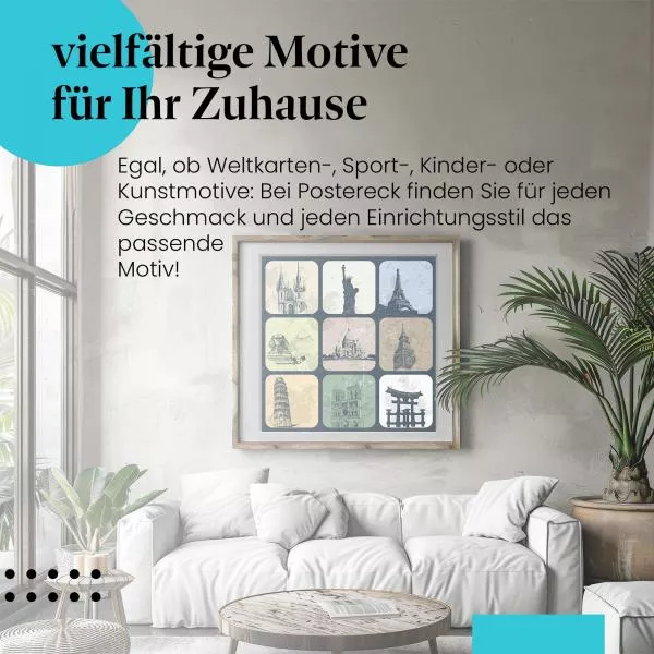 Weltweite Sehenswürdigkeiten | Postereck 2291 Weltweite Sehenswürdigkeiten | Postereck 2291