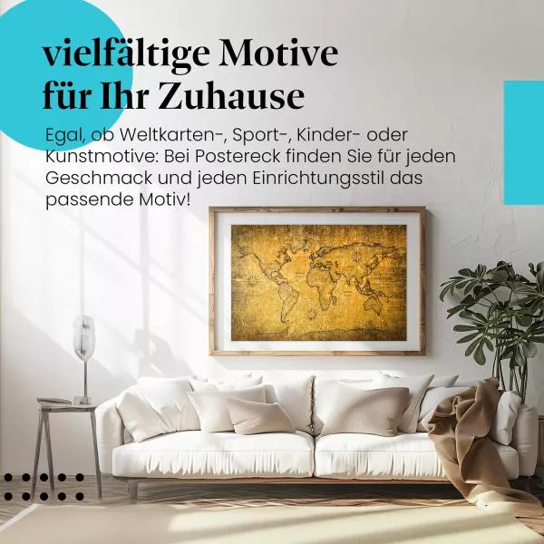 Antike Weltkarte | Postereck 2077 Antike Weltkarte | Postereck 2077