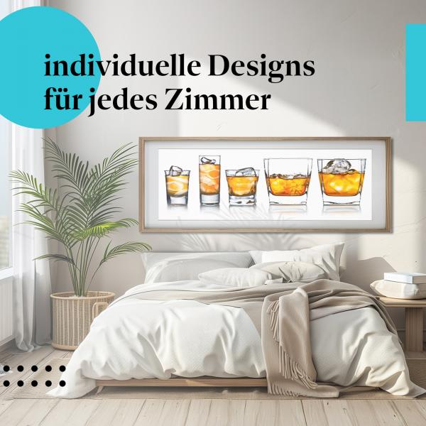 Schlafzimmer Deko: "Whiskey" Poster - Für alle Whiskey-Liebhaber.