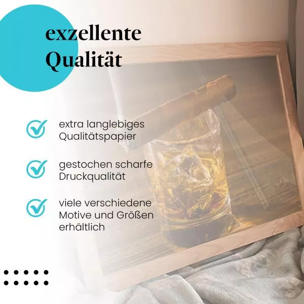 Whisky und Zigarre | Postereck 2360