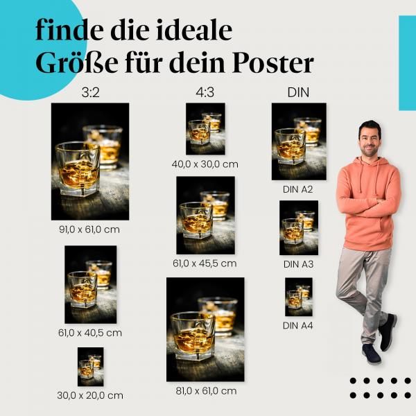 Whisky Poster: Stilvolle Wanddeko für Genießer.