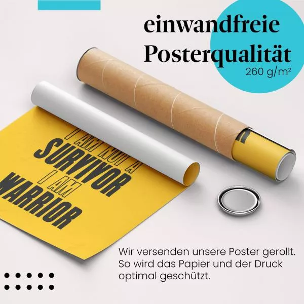 Kämpfergeist: Herausforderungen meistern | Postereck 1188 Kämpfergeist: Herausforderungen meistern | Postereck 1188