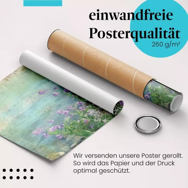 Wildblumen am Wasser: Romantik & Vintage | Postereck 0429 Wildblumen am Wasser: Romantik & Vintage | Postereck 0429
