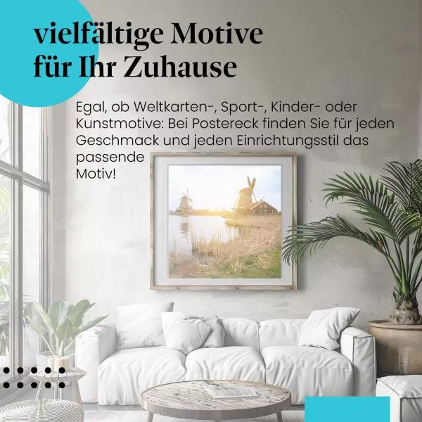 Holländische Windmühlen | Postereck 2288 Holländische Windmühlen | Postereck 2288