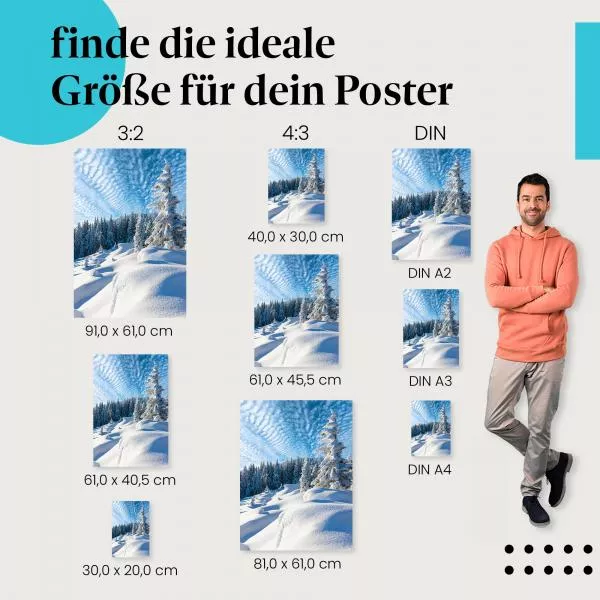 Winterlandschaft | Postereck 3394 Winterlandschaft | Postereck 3394