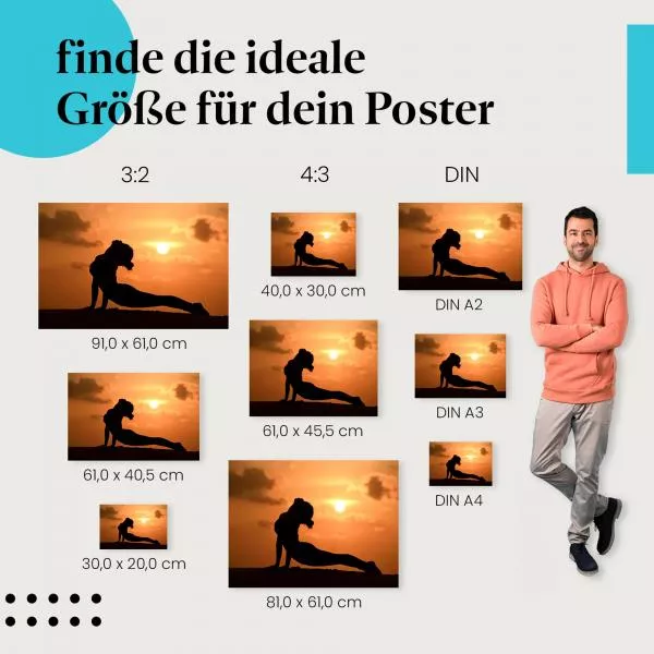Yoga am Strand | Postereck 2707 Yoga am Strand | Postereck 2707
